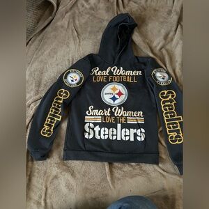 Real women Steelers hoody! Sz s